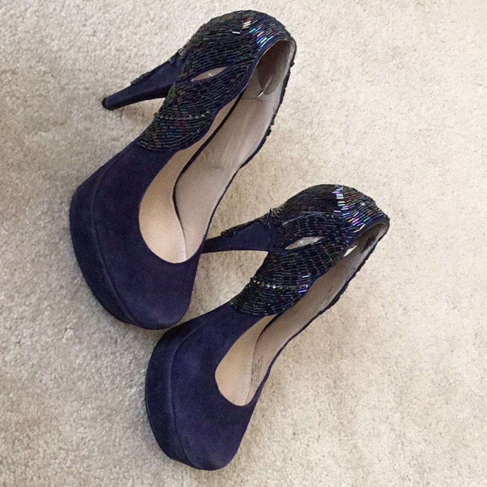 Shoes leather/textile upper